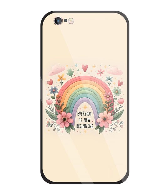 New Beginning Glass Case For Apple iPhone 6 +