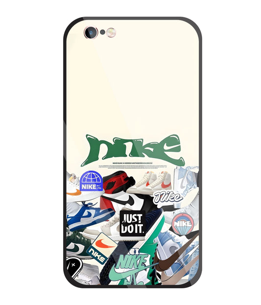 Nike Shoes Glass Case For Apple iPhone 6 +
