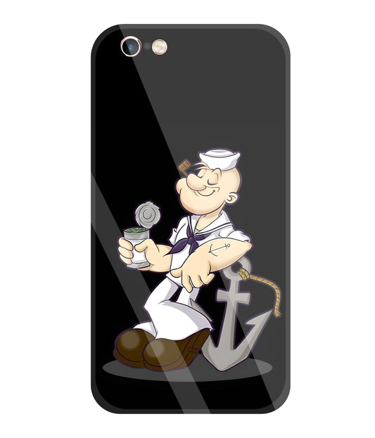Popeye The Sailor Glass Case For Apple iPhone 6 +