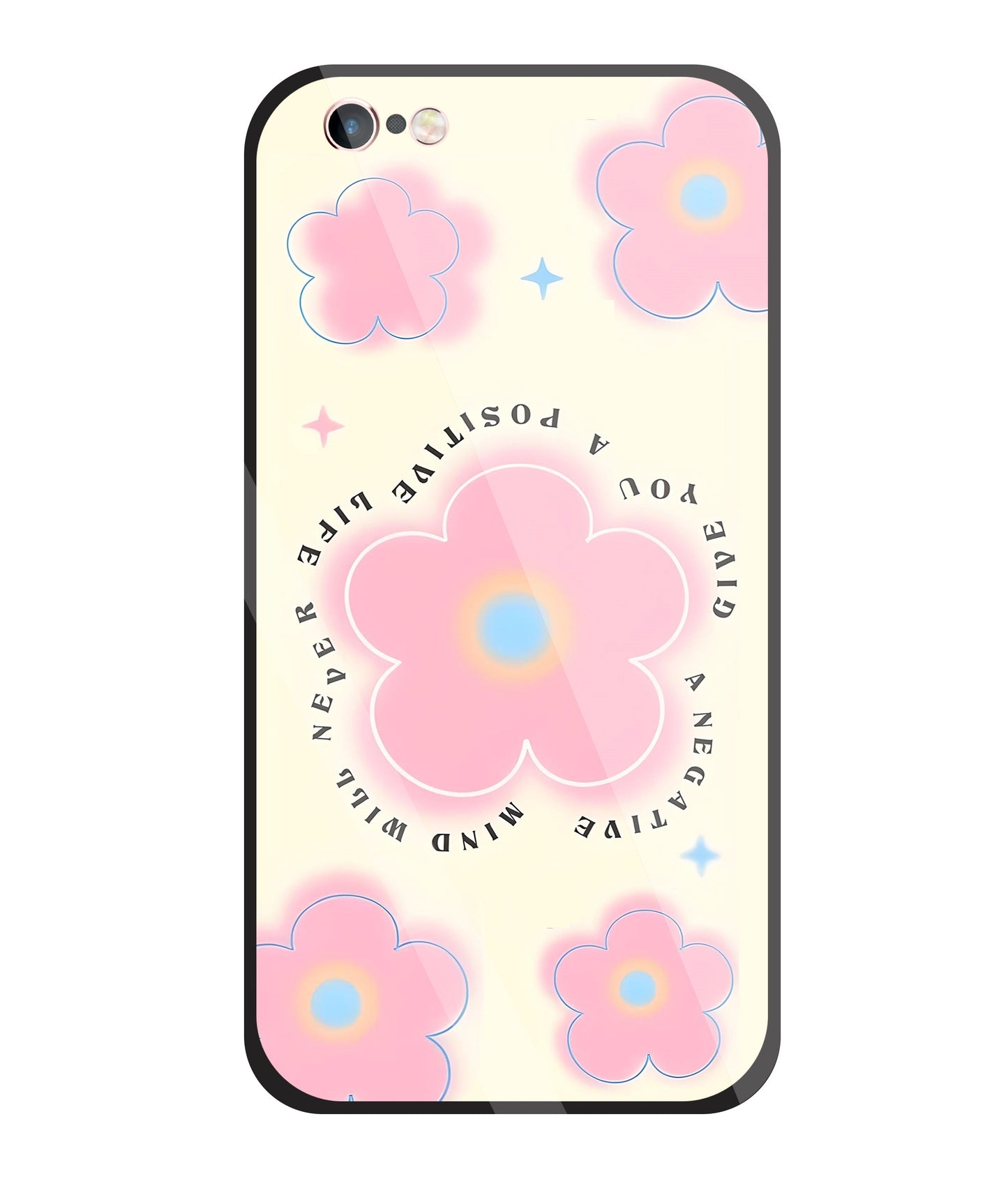 Positive Life Glass Case For Apple iPhone 6 +