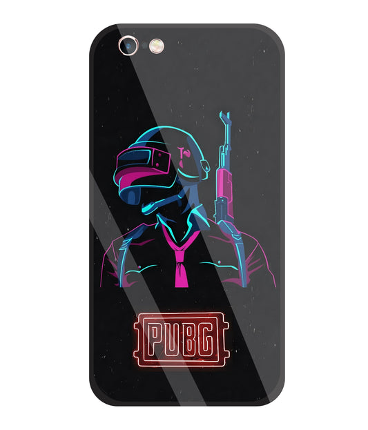 Pubg Glass Case For Apple iPhone 6 +