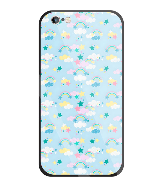 Small Rainbows Glass Case For Apple iPhone 6 +