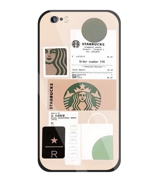 Starbucks Order No Glass Case For Apple iPhone 6 +