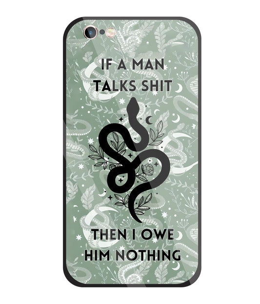 Talk Shit Glass Case For Apple iPhone 6 +