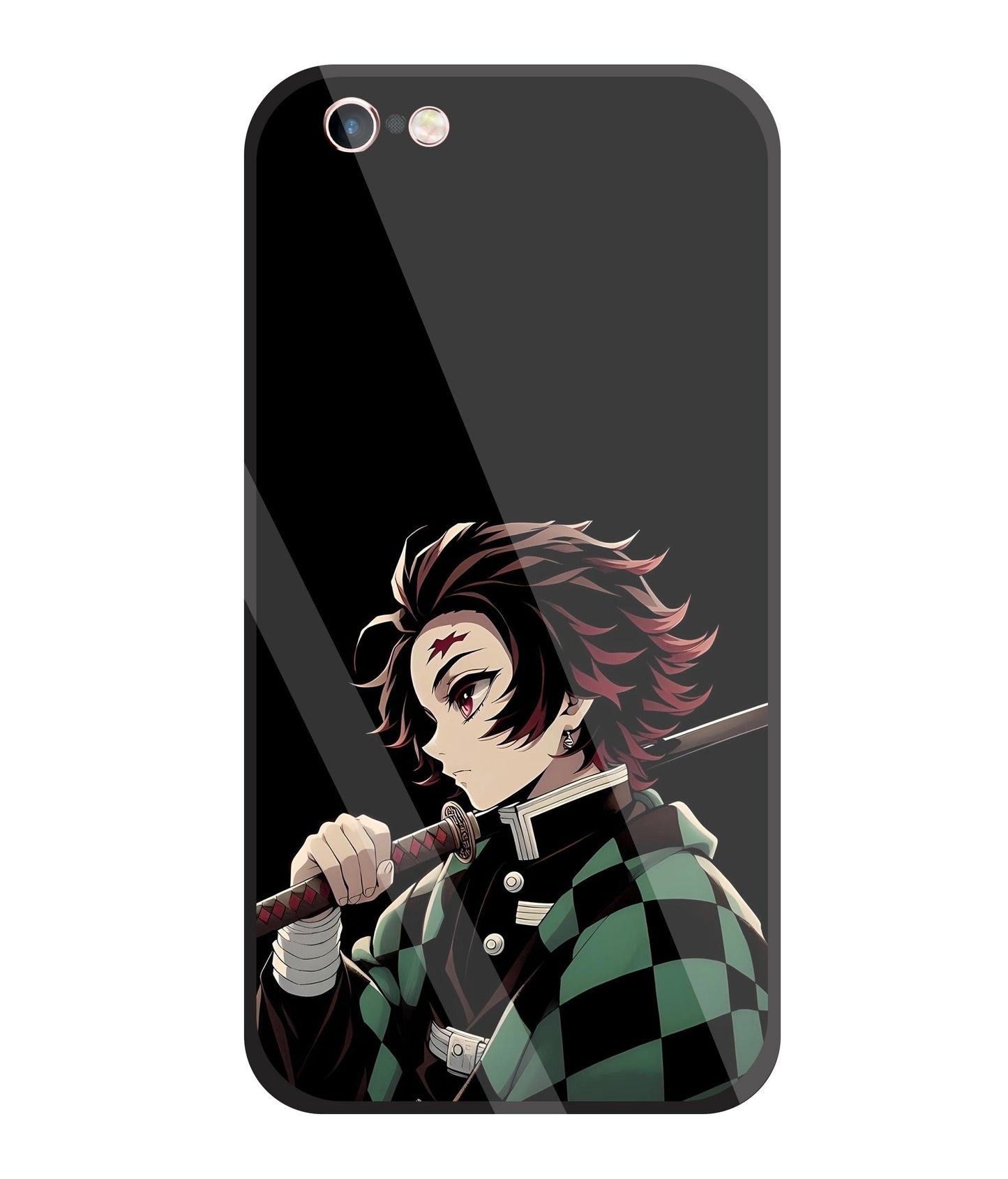 Tanjiro Kamado Glass Case For Apple iPhone 6 +