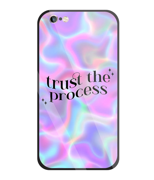 Trust the Process Glass Case For Apple iPhone 6 +