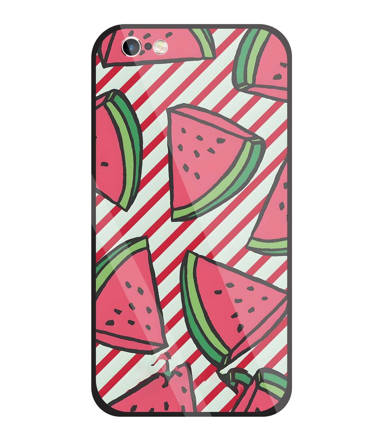 Watermelon Glass Case For Apple iPhone 6 +