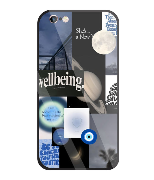 WellBeing Glass Case For Apple iPhone 6 +
