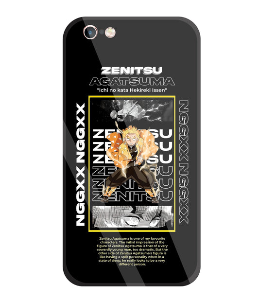 Zenitsu Anime Glass Case For Apple iPhone 6 +
