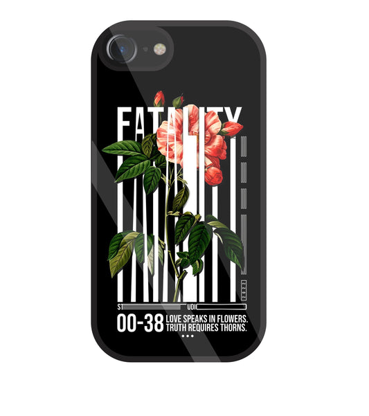 Fatality Flower Glass Case For Apple iPhone 7