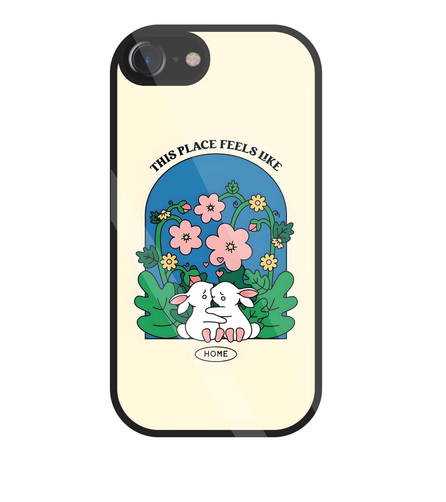Feels Like Home Glass Case For Apple iPhone 7