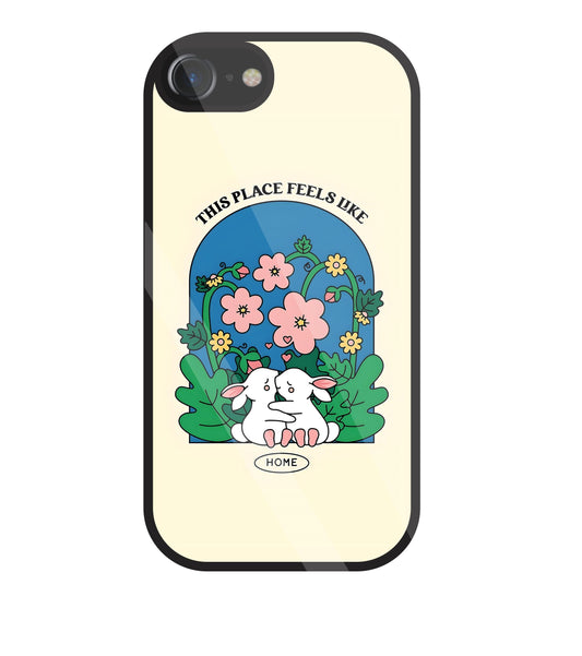 Feels Like Home Glass Case For Apple iPhone 7