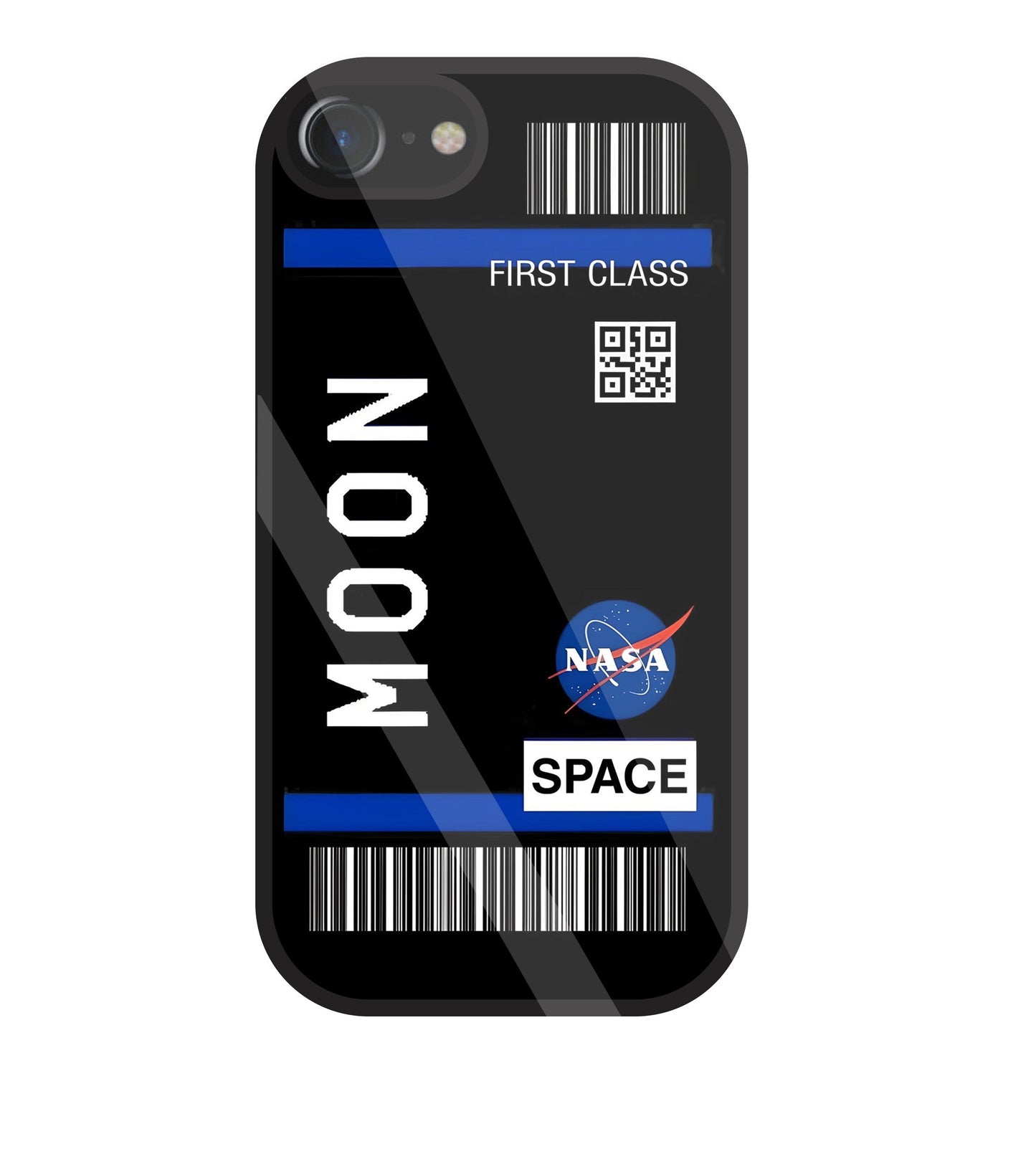 First Class Nasa Glass Case For Apple iPhone 7