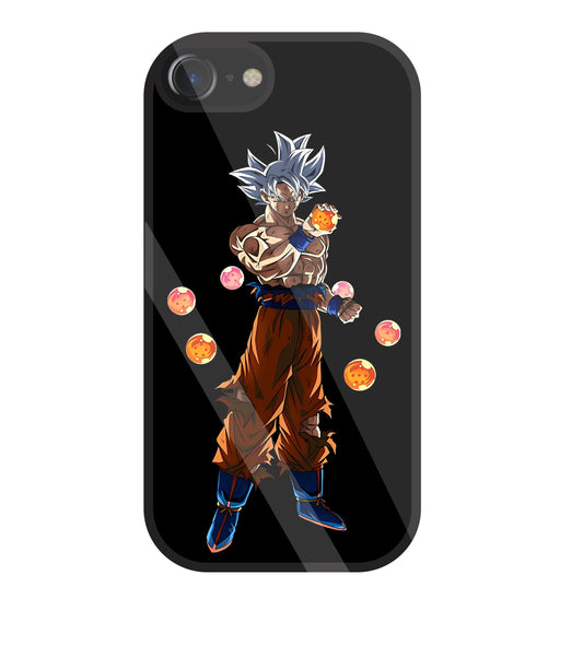 Goku With Dragon Balls Glass Case For Apple iPhone 7