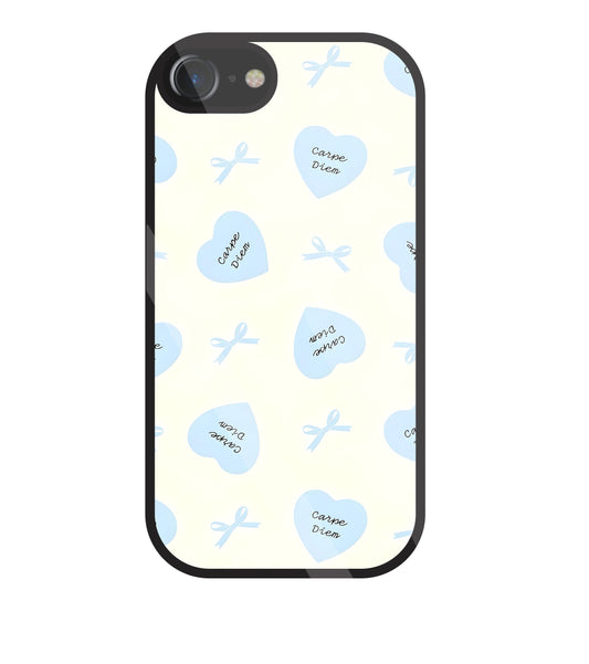 Heart Carpe Diem Glass Case For Apple iPhone 7