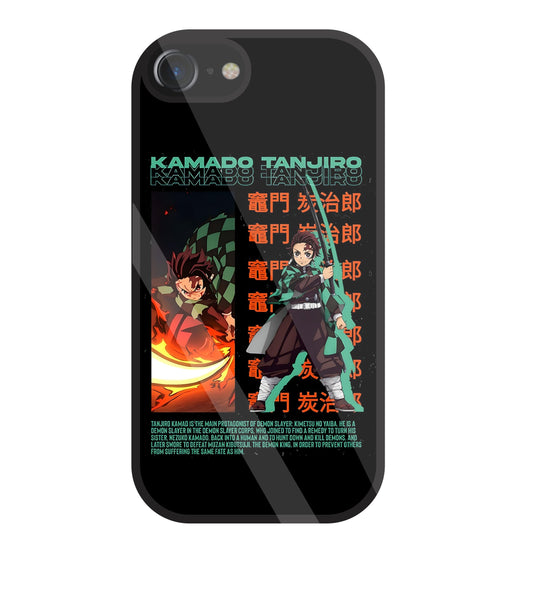 Kamado Tanjiro Glass Case For Apple iPhone 7