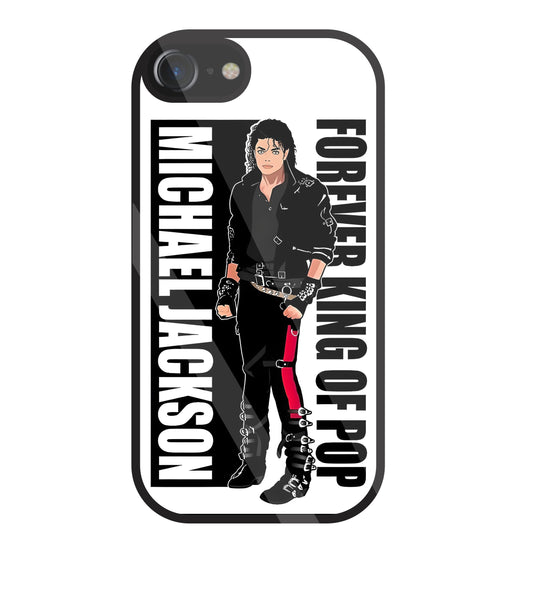Michael Jackson King Of Pop Glass Case For Apple iPhone 7