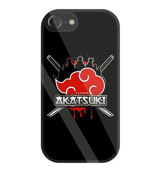 Naruto - Akatsuki Glass Case For Apple iPhone 7