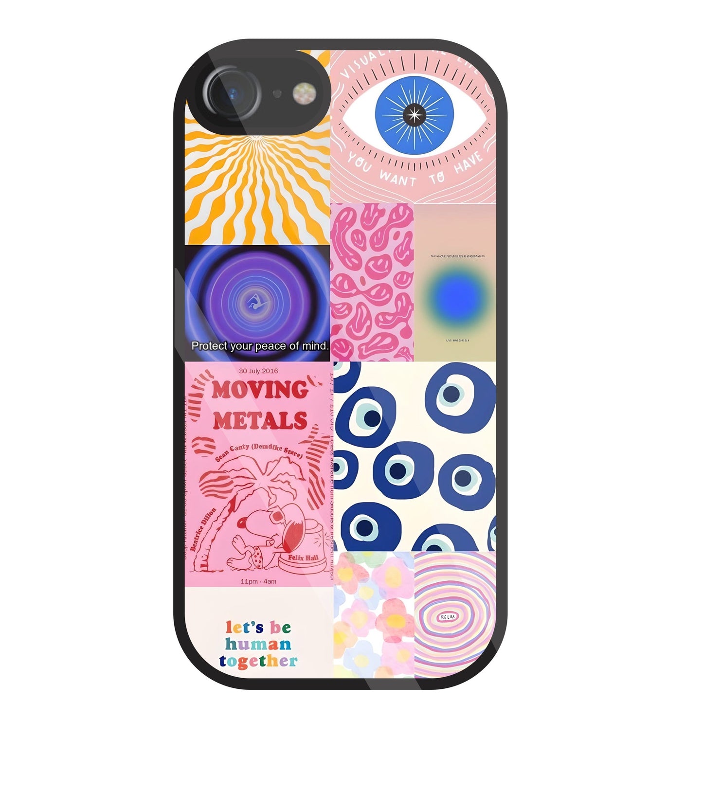 Peace Of Mind Glass Case For Apple iPhone 7