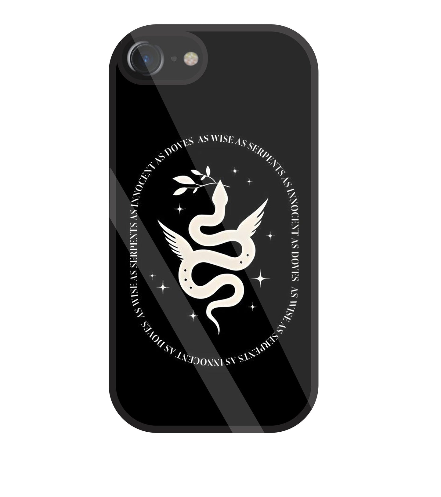 Snakestress Glass Case For Apple iPhone 7