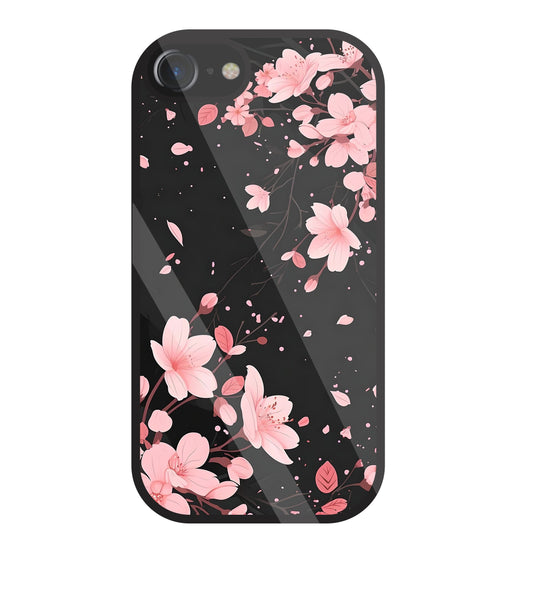 Summer Flowers Glass Case For Apple iPhone 7