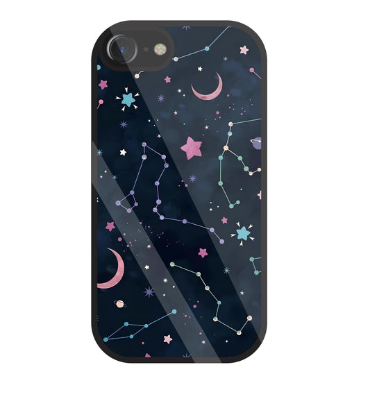 Symbol Of Stars Glass Case For Apple iPhone 7