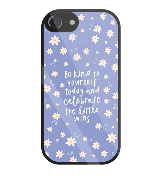 The Little Wine Flower Glass Case For Apple iPhone 7
