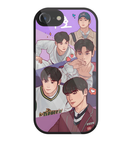 Ture Beauty K Drama Glass Case For Apple iPhone 7