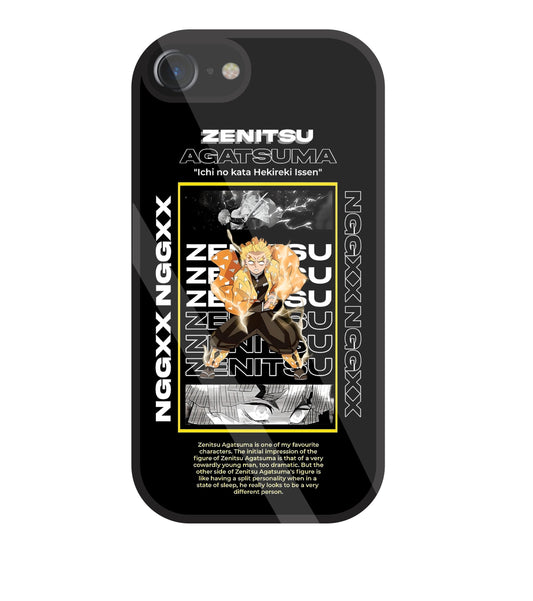Zenitsu Anime Glass Case For Apple iPhone 7