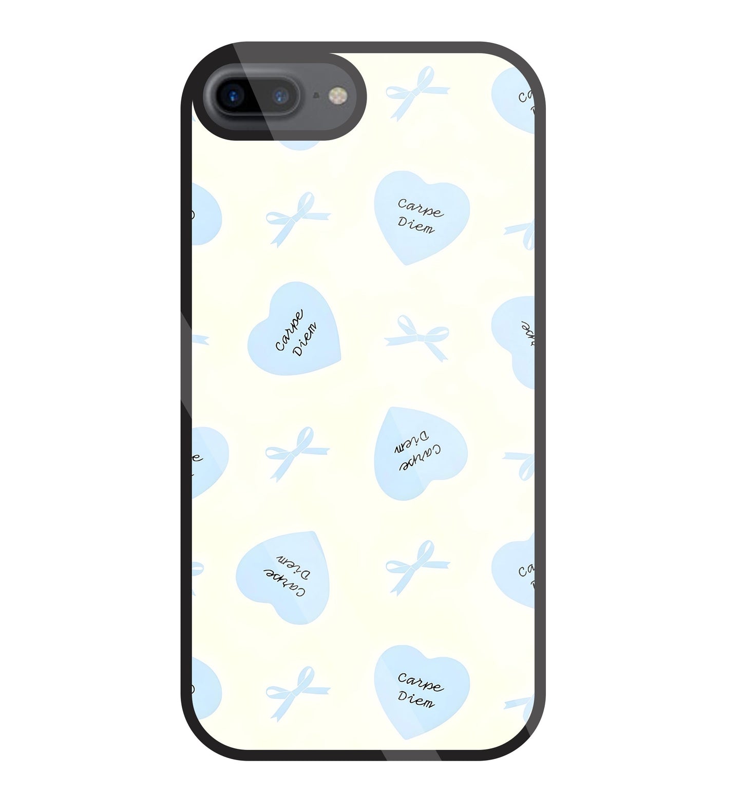 Heart Carpe Diem Glass Case For Apple iPhone 7 +