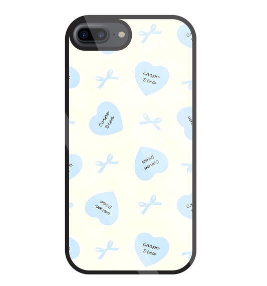 Heart Carpe Diem Glass Case For Apple iPhone 7 +