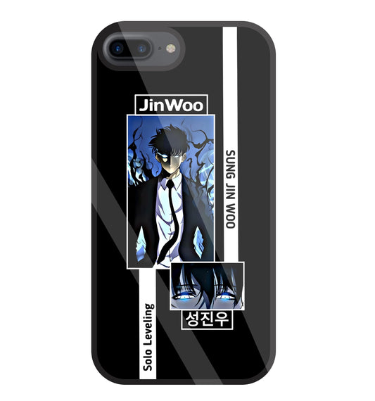 Jin Woo Sung Anime Glass Case For Apple iPhone 7 +