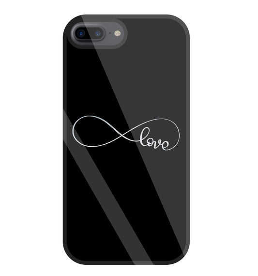 Love Symbol Glass Case For Apple iPhone 7 +