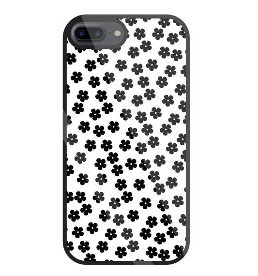 Multiple Daisy flowers Glass Case For Apple iPhone 7 +