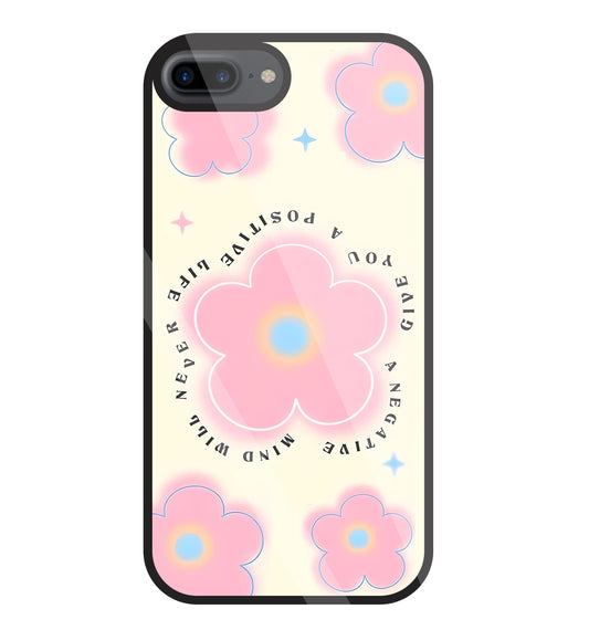 Positive Life Glass Case For Apple iPhone 7 +