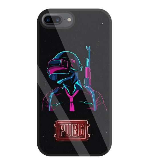 Pubg Glass Case For Apple iPhone 7 +