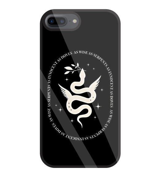 Snakestress Glass Case For Apple iPhone 7 +