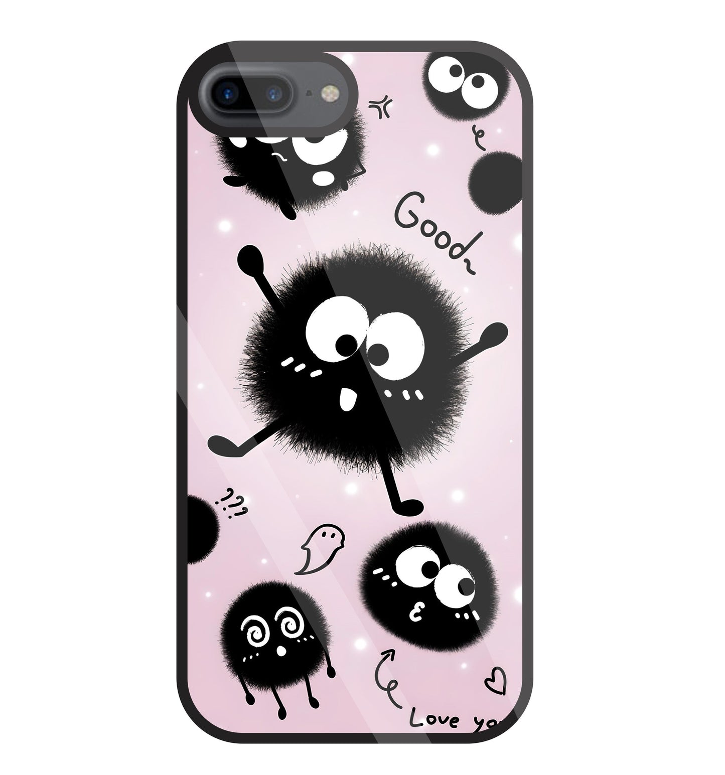 Soot Spirit Glass Case For Apple iPhone 7 +
