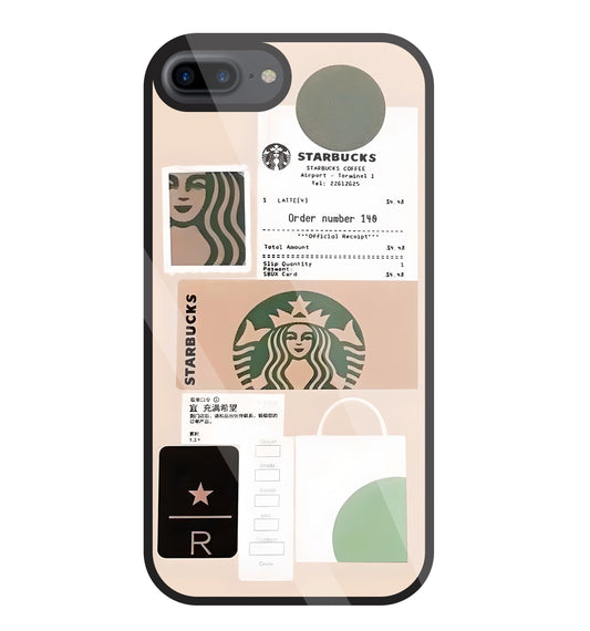 Starbucks Order No Glass Case For Apple iPhone 7 +