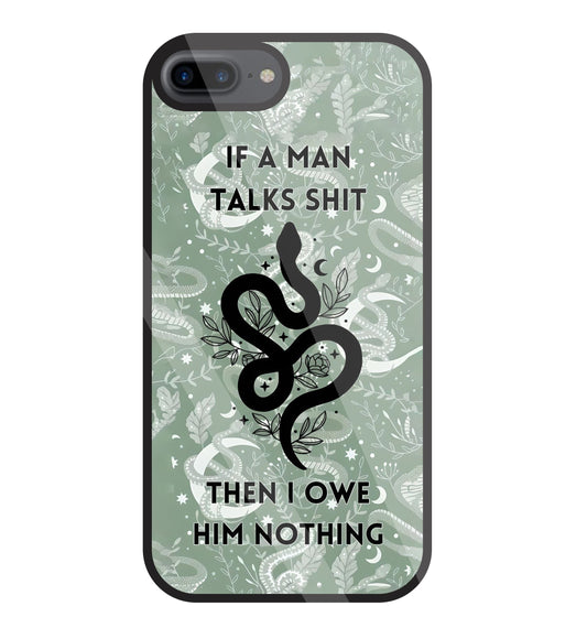Talk Shit Glass Case For Apple iPhone 7 +