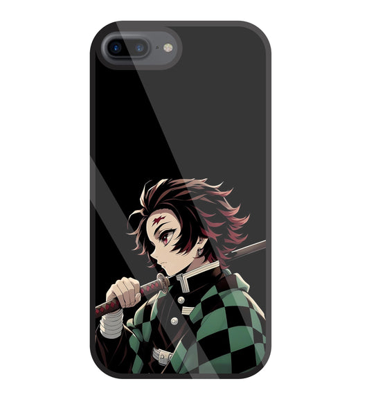 Tanjiro Kamado Glass Case For Apple iPhone 7 +