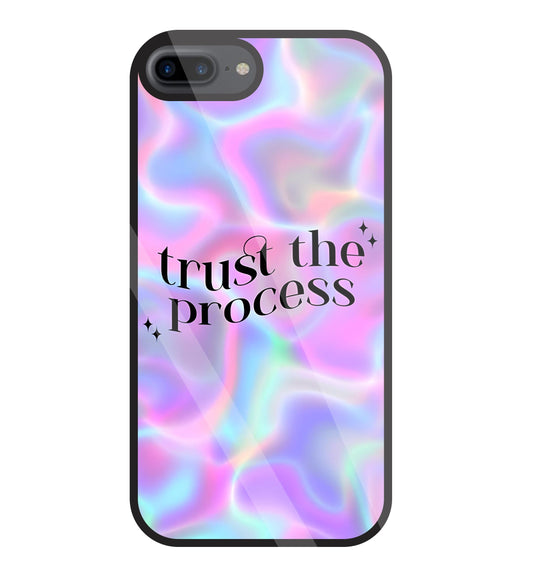 Trust the Process Glass Case For Apple iPhone 7 +