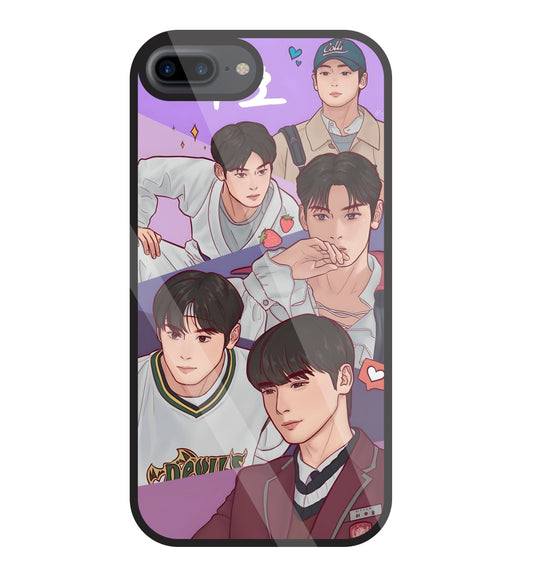 Ture Beauty K Drama Glass Case For Apple iPhone 7 +