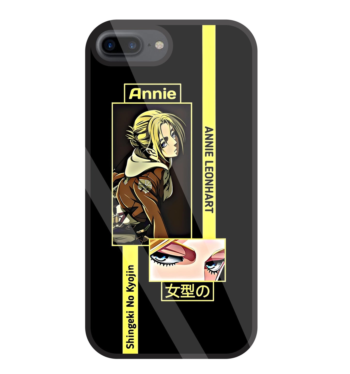 Annie Attack on Titan  Glass Case For Apple iPhone 7 +