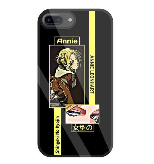 Annie Attack on Titan  Glass Case For Apple iPhone 7 +