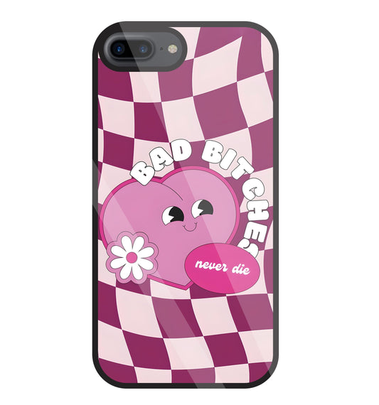 Bad Bitches Glass Case For Apple iPhone 7 +