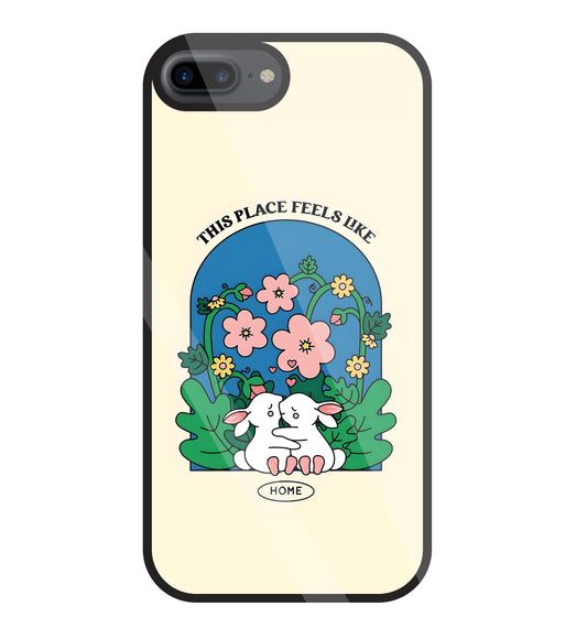 Feels Like Home Glass Case For Apple iPhone 7 +