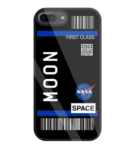 First Class Nasa Glass Case For Apple iPhone 7 +