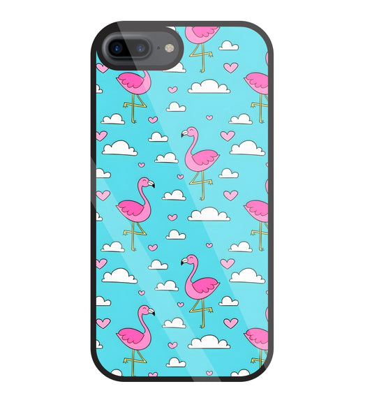 Flymingo Glass Case For Apple iPhone 7 +