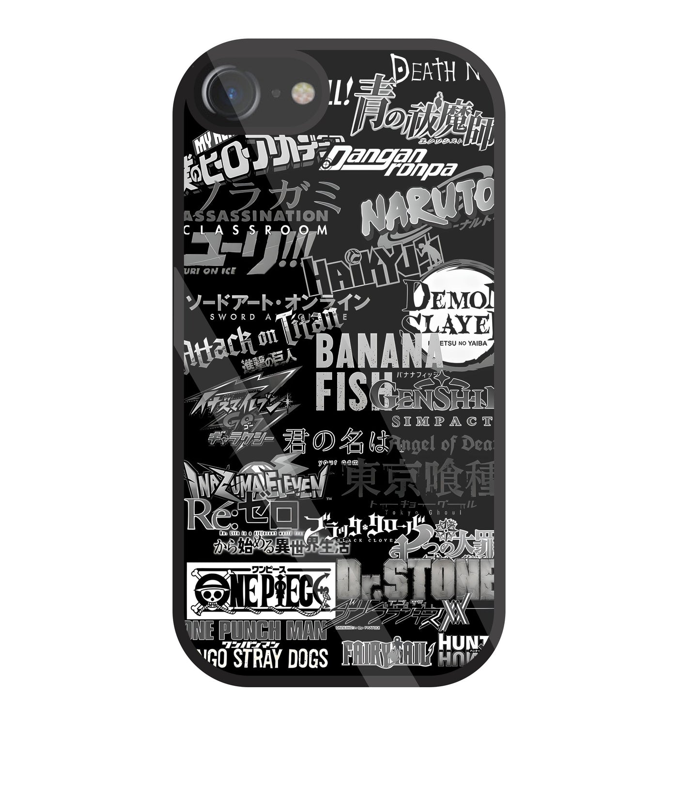 Anime Symbol Glass Case For Apple iPhone 7